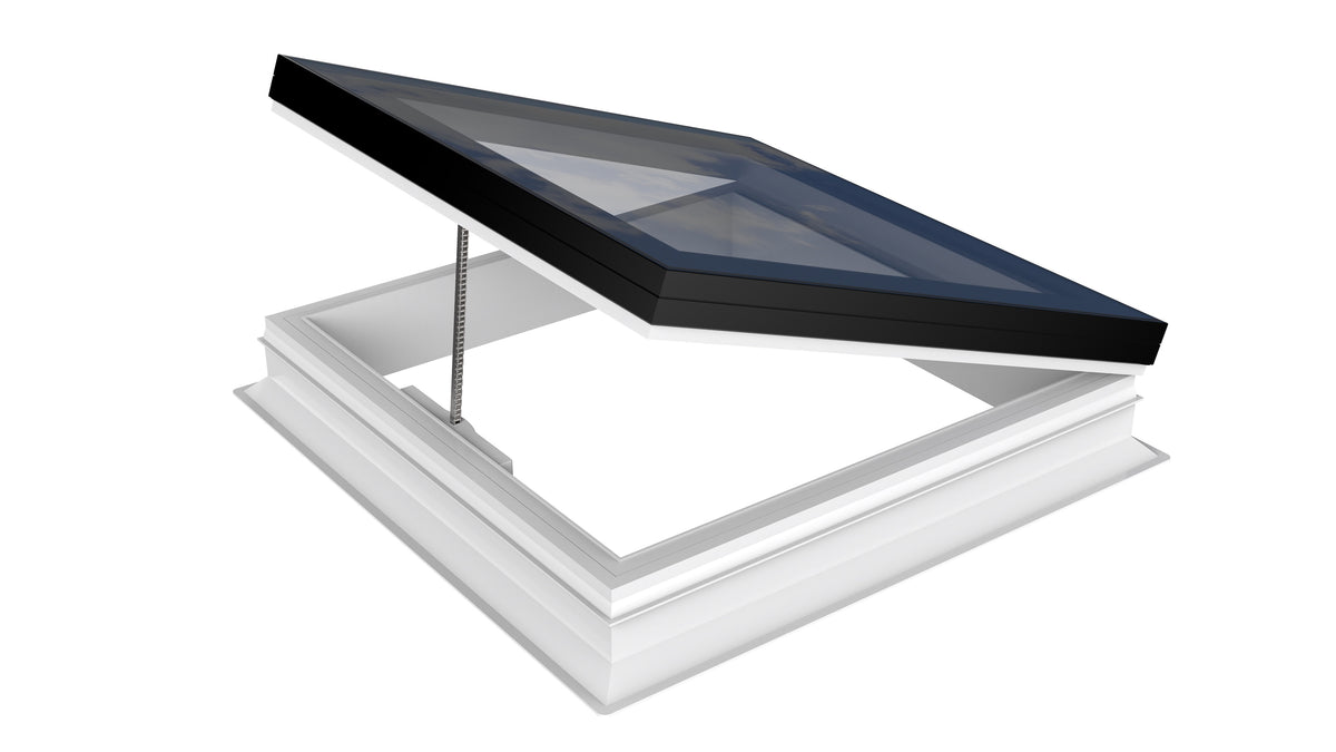 Coxdome Electric Glass Opening Rooflight 160mm Vertical Upstand coxdome-electric-glass-opening-rooflight-160mm-vertical-upstand