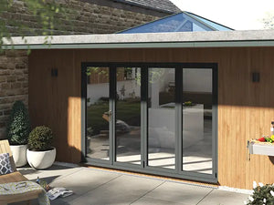 Energy-efficient Korniche bifold doors with enhanced thermal insulation and advanced security features