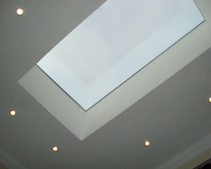 Flat glass roof light